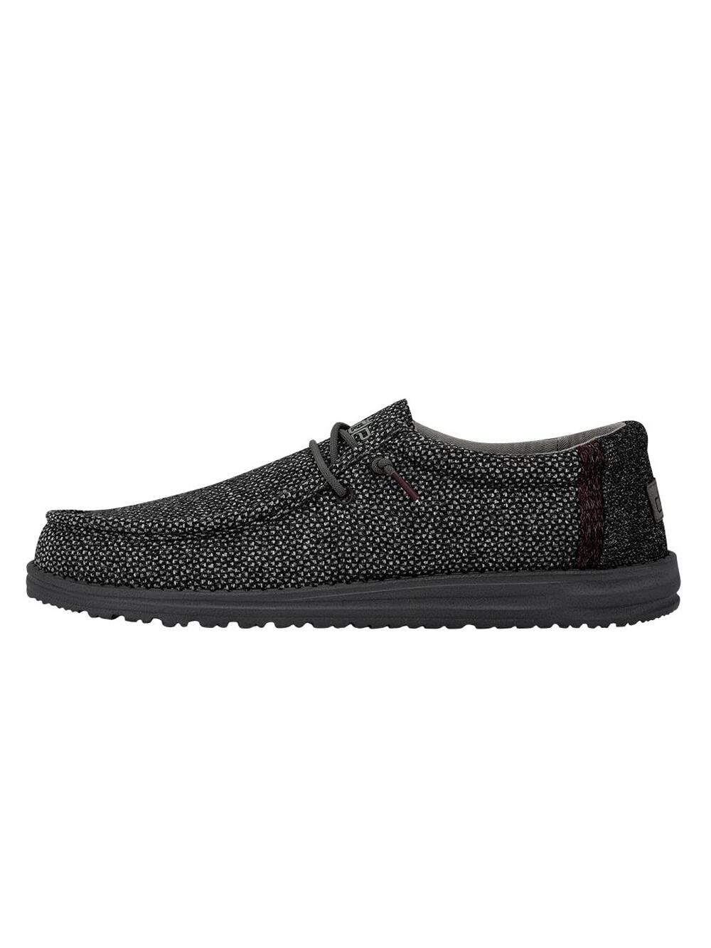 NWT HEYDUDE Men's Wally Herringbone Loafers Grey 7